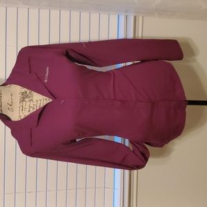 Columbia Button down, dri-fit, zipper pocket